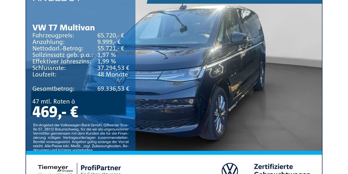 VW T7 Multivan 19.996 km 65.310 &euro; Recklinghausen 45663