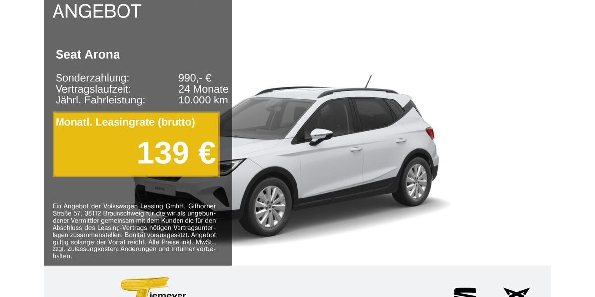 Seat Arona 19.973 km 21.260 &euro; Bochum 44809
