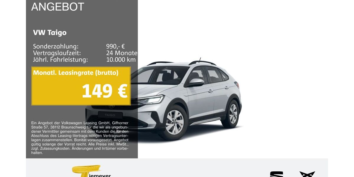 VW Taigo 6.489 km 20.240 &euro; Bochum 44809