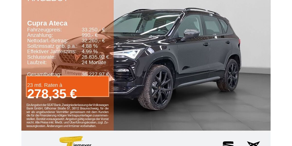 Cupra Ateca 1.500 km 32.690 &euro; Bochum 44809