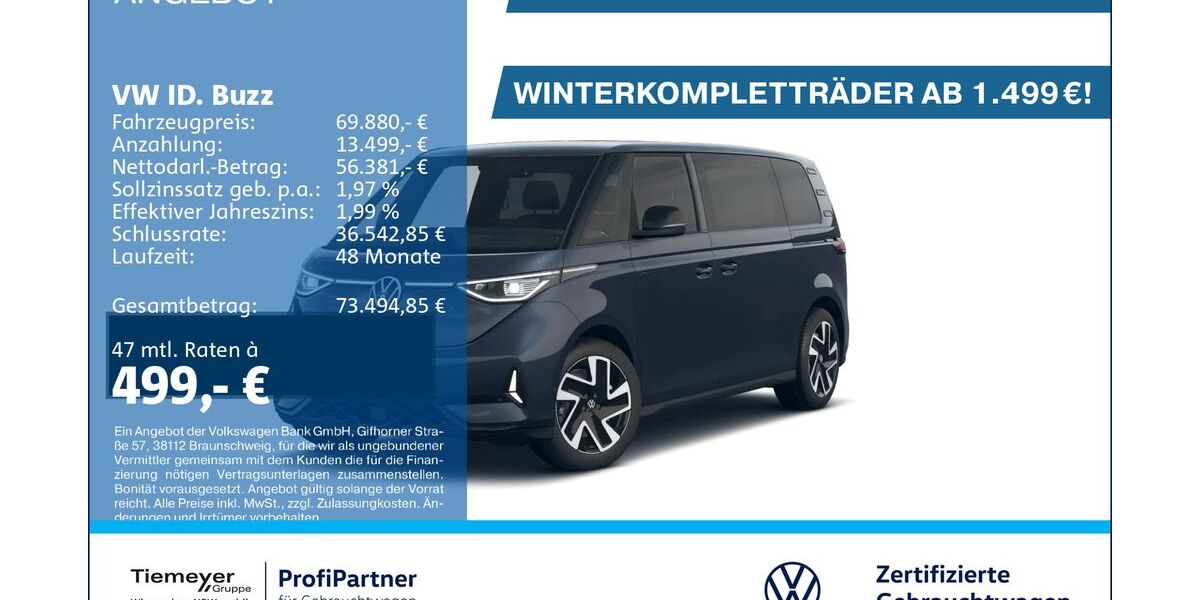 VW ID. Buzz 19.246 km 69.880 &euro; Recklinghausen 45663