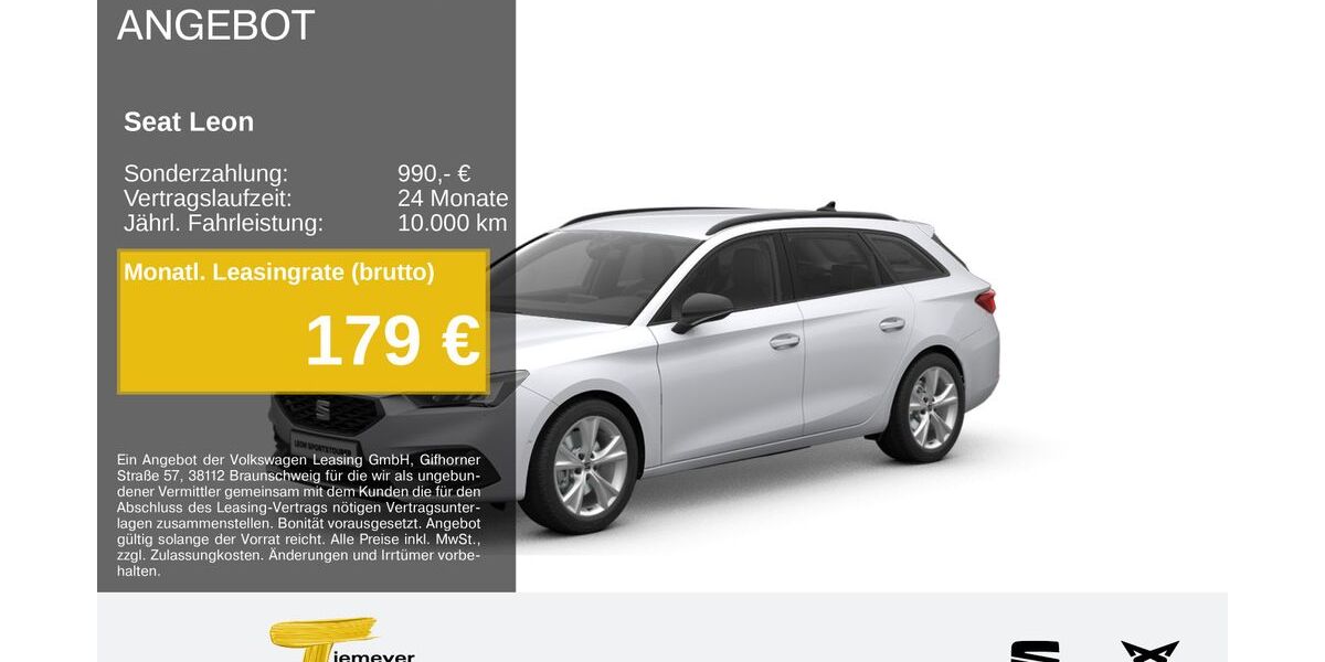 Seat Leon 16.420 km 28.120 &euro; Recklinghausen 45663
