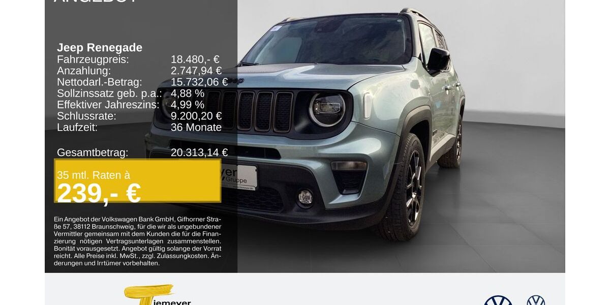 Jeep Renegade 13.100 km 17.330 &euro; Castrop-Rauxel 44575