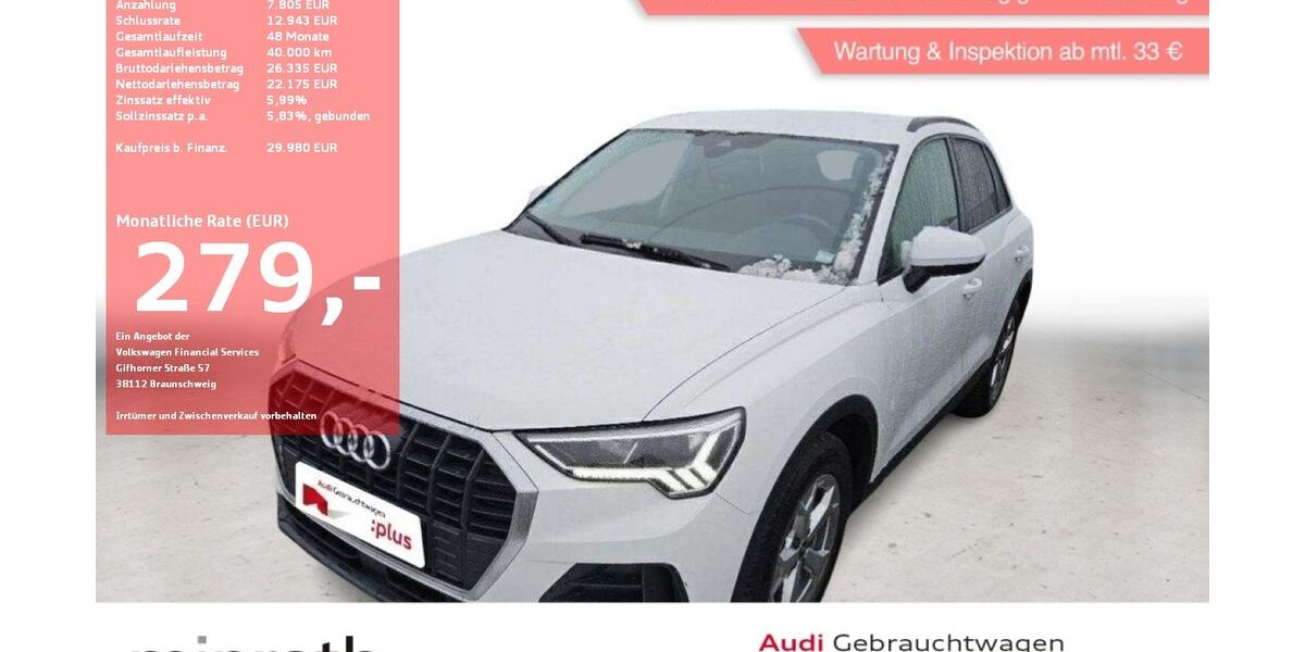 Audi Q3 51.498 km 29.230 &euro; Moers-Hülsdonk 47441