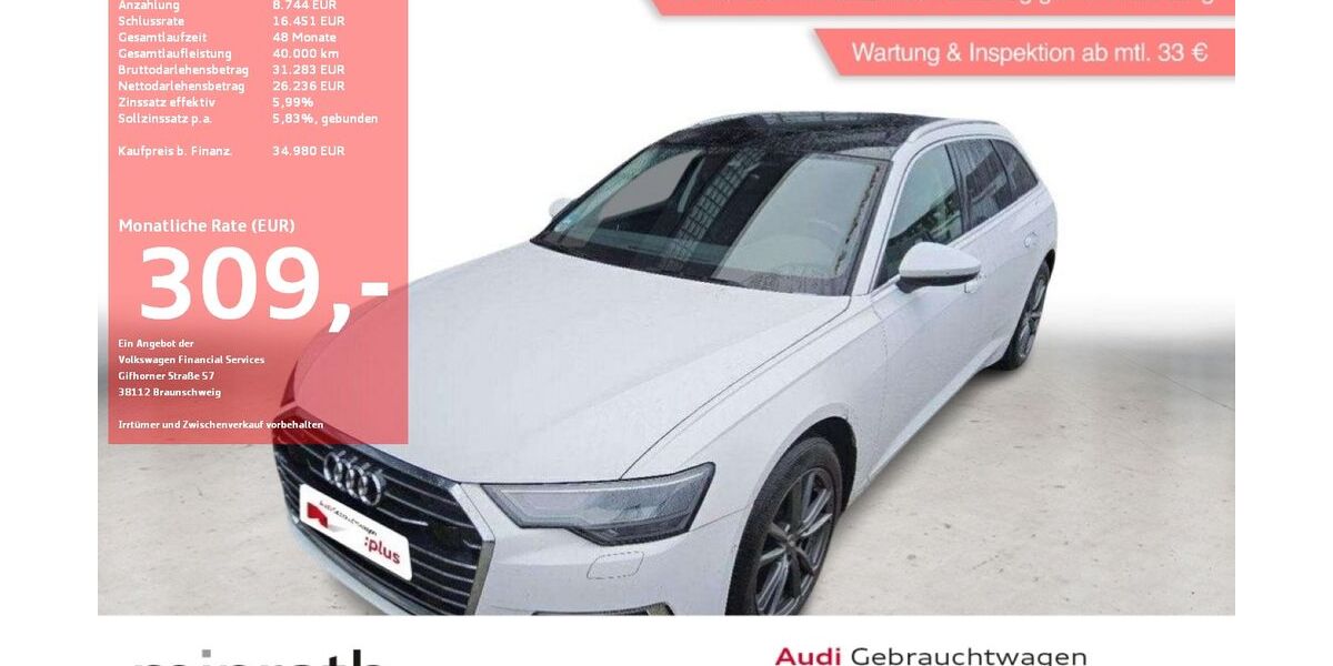 Audi A6 55.585 km 34.210 &euro; Moers-Hülsdonk 47441