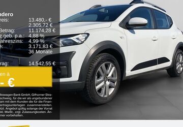 Dacia Sandero 54.510 km 12.980 &euro; Bochum 44892