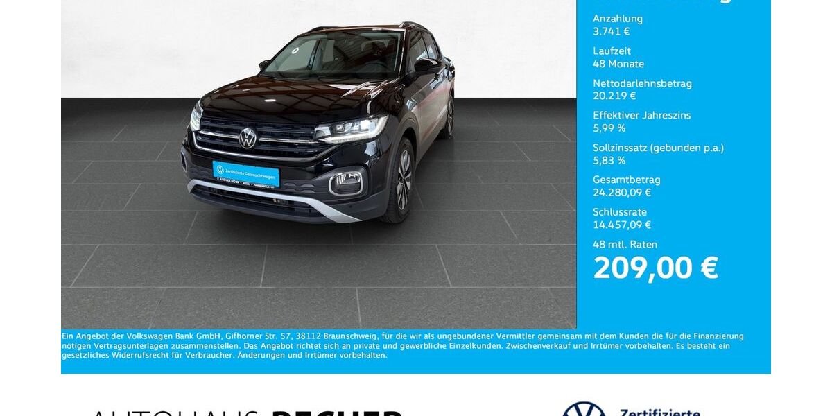 VW T-Cross 21.214 km 23.960 &euro; Wesel 46485