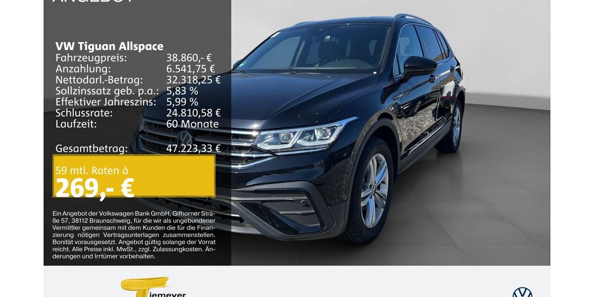 VW Tiguan Allspace 13.675 km 38.480 &euro; Recklinghausen 45663