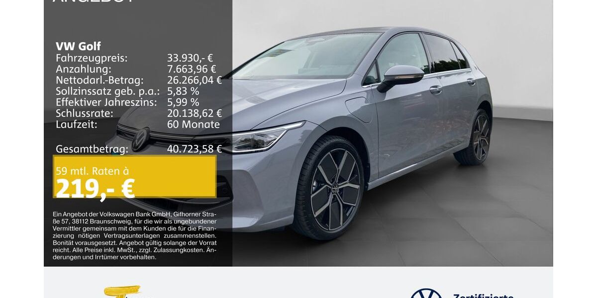 VW Golf 14.900 km 30.980 &euro; Dorsten 46282