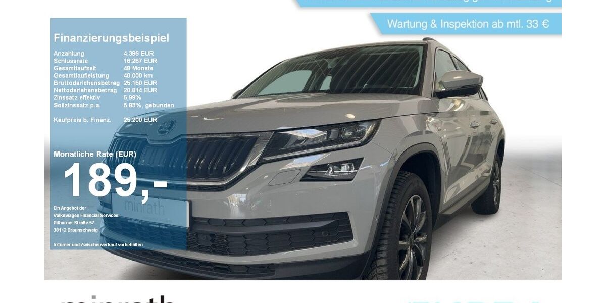 Skoda Kodiaq 132.761 km 24.950 &euro; Duisburg-Rheinhausen 47226