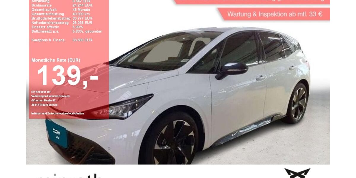 Cupra Born 25.463 km 32.920 &euro; Moers-Hülsdonk 47441