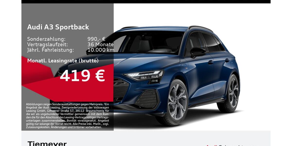 Audi A3 20.812 km 39.950 &euro; Oberhausen 46047