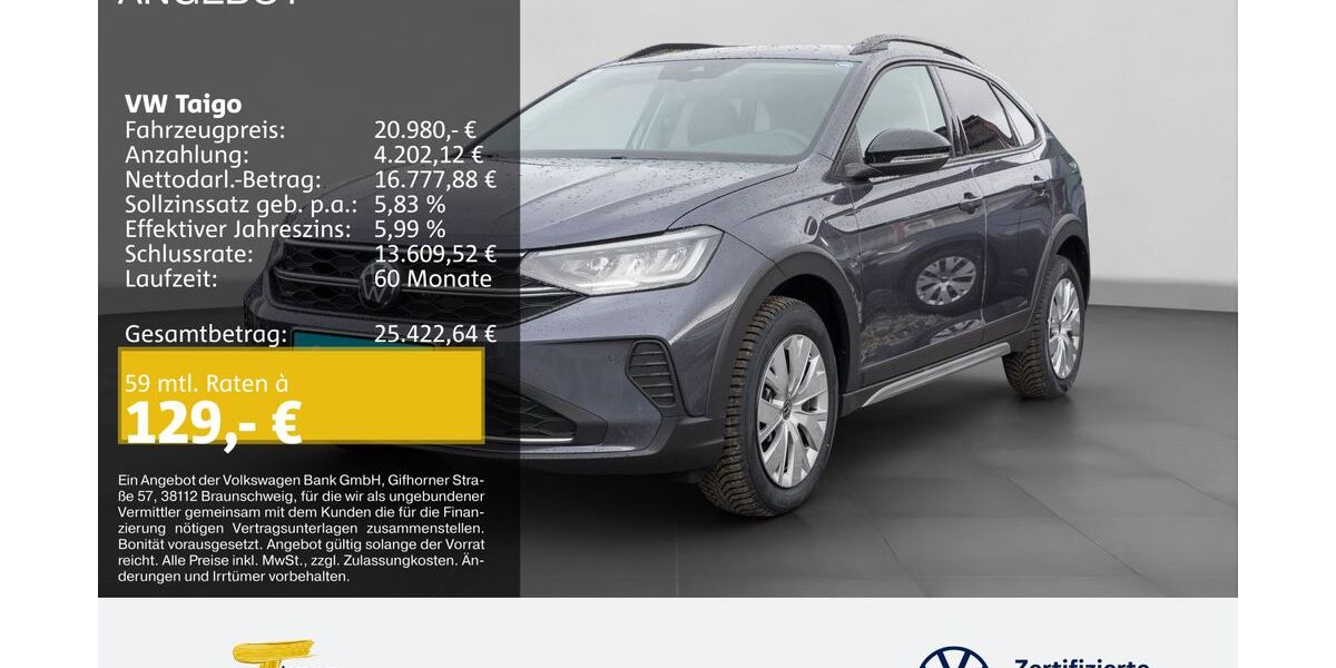 VW Taigo 12.265 km 19.680 &euro; Oberhausen 46047