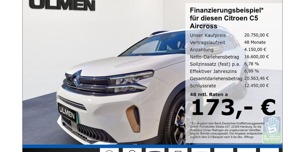 Citroen C5 Aircross 23.230 km 20.750 &euro; Ratingen 40880