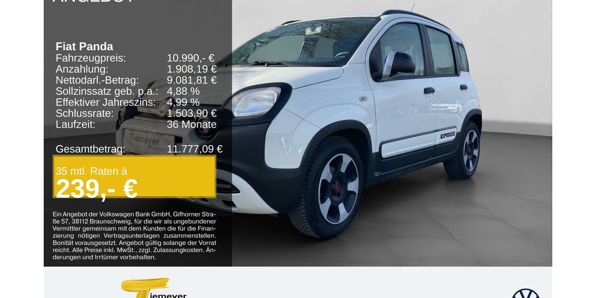 Fiat Panda 49.210 km 10.480 &euro; Bochum 44892