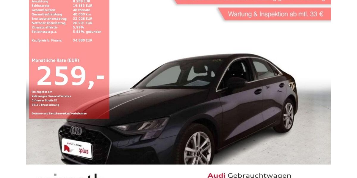 Audi A3 27.577 km 33.630 &euro; Moers-Hülsdonk 47441