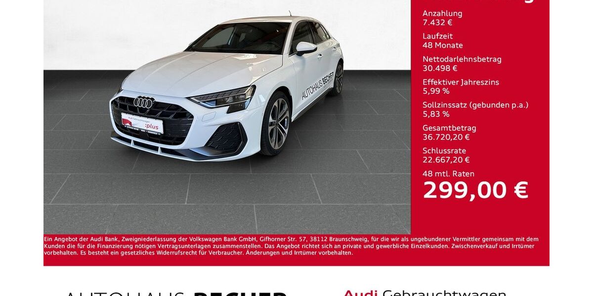 Audi A3 8.500 km 37.930 &euro; Wesel 46485