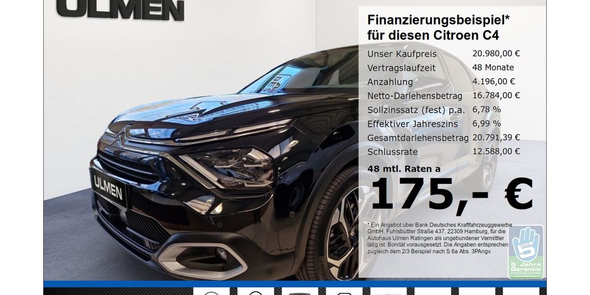 Citroen C4 21.397 km 20.480 &euro; Ratingen 40880