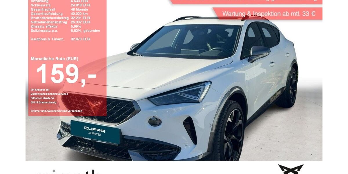 Cupra Formentor 32.390 km 31.610 &euro; Moers-Hülsdonk 47441