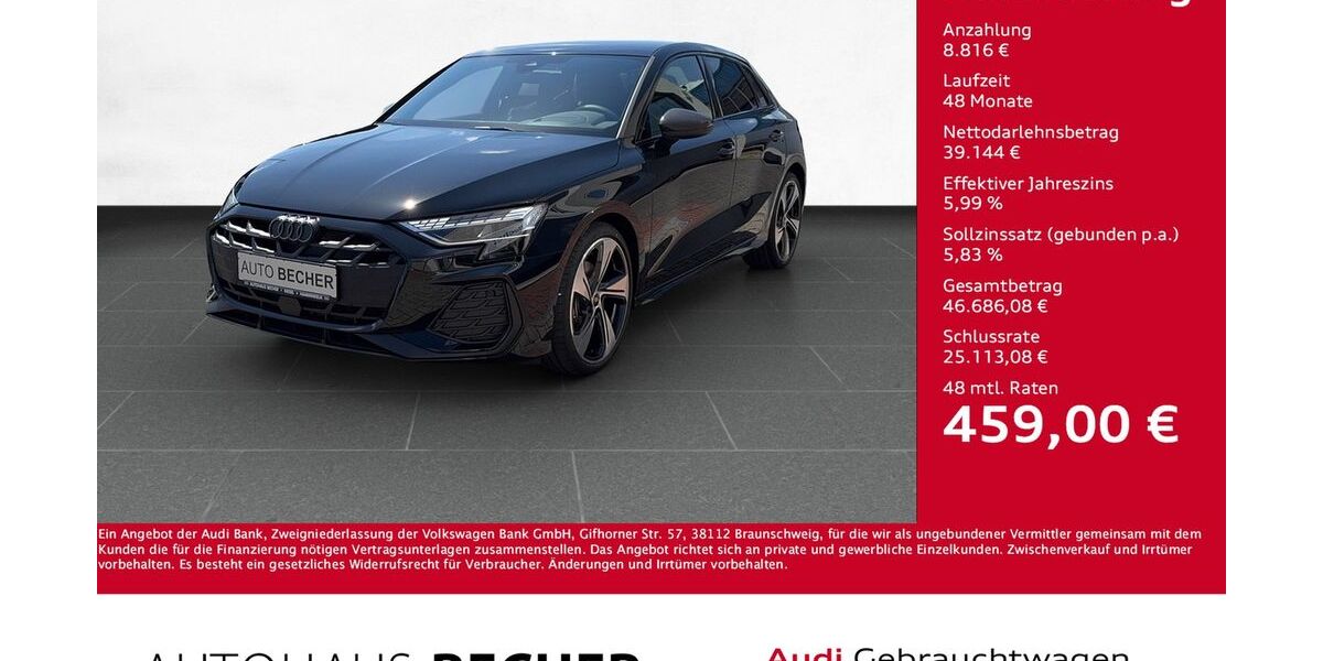 Audi A3 6.500 km 47.960 &euro; Wesel 46485