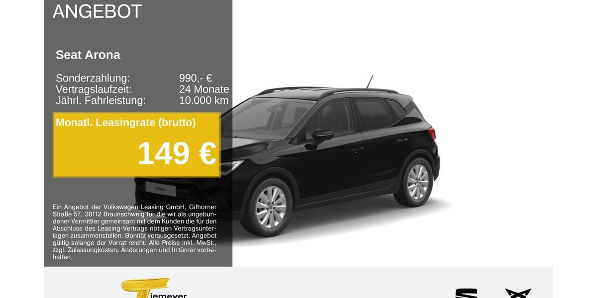 Seat Arona 21.497 km 21.480 &euro; Duisburg 47059