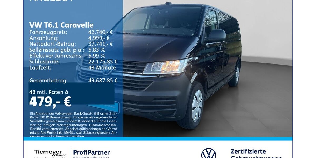 VW T6 Caravelle 60.279 km 40.660 &euro; Recklinghausen 45663