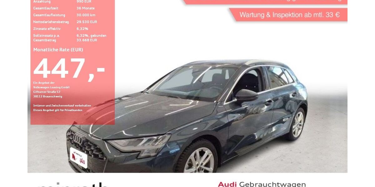 Audi A3 10.077 km 28.730 &euro; Moers-Hülsdonk 47441