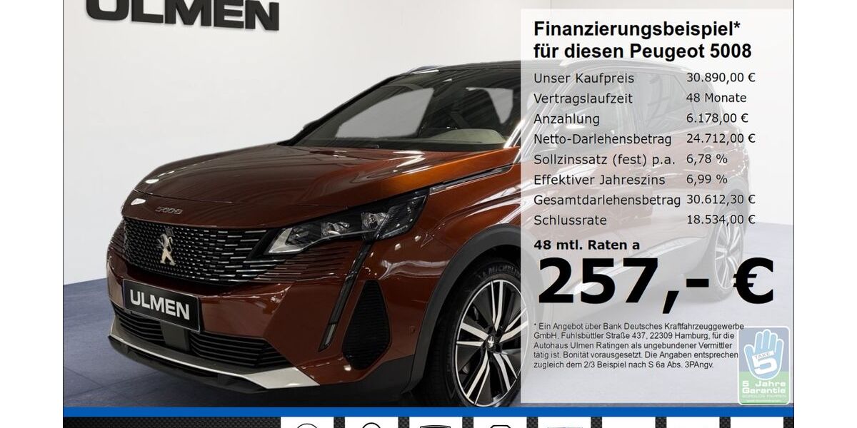 Peugeot 5008 38.444 km 29.980 &euro; Ratingen 40880