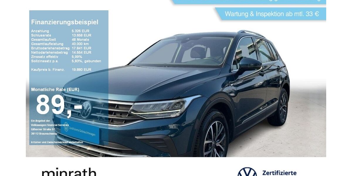VW Tiguan 121.171 km 19.820 &euro; Moers 47441