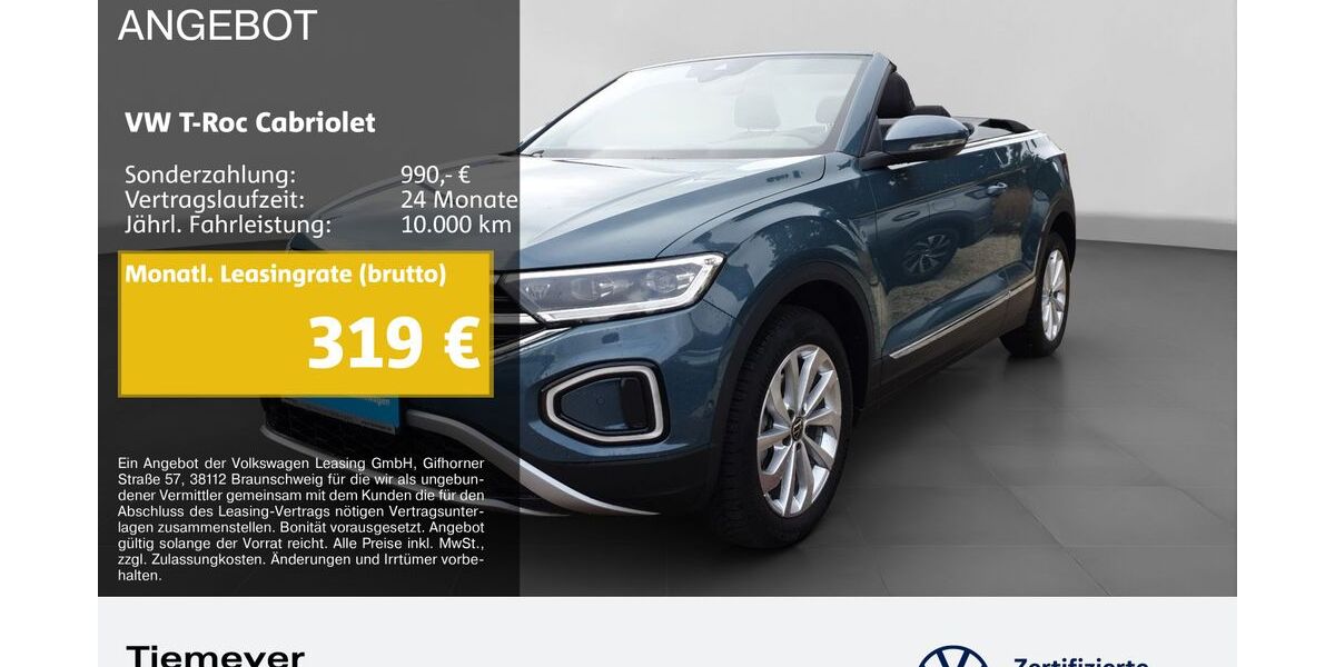 VW T-Roc 3.813 km 27.570 &euro; Bochum 44892