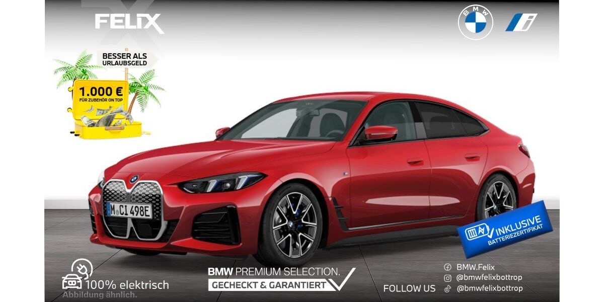BMW i4 22.496 km 48.290 &euro; Bottrop 46236