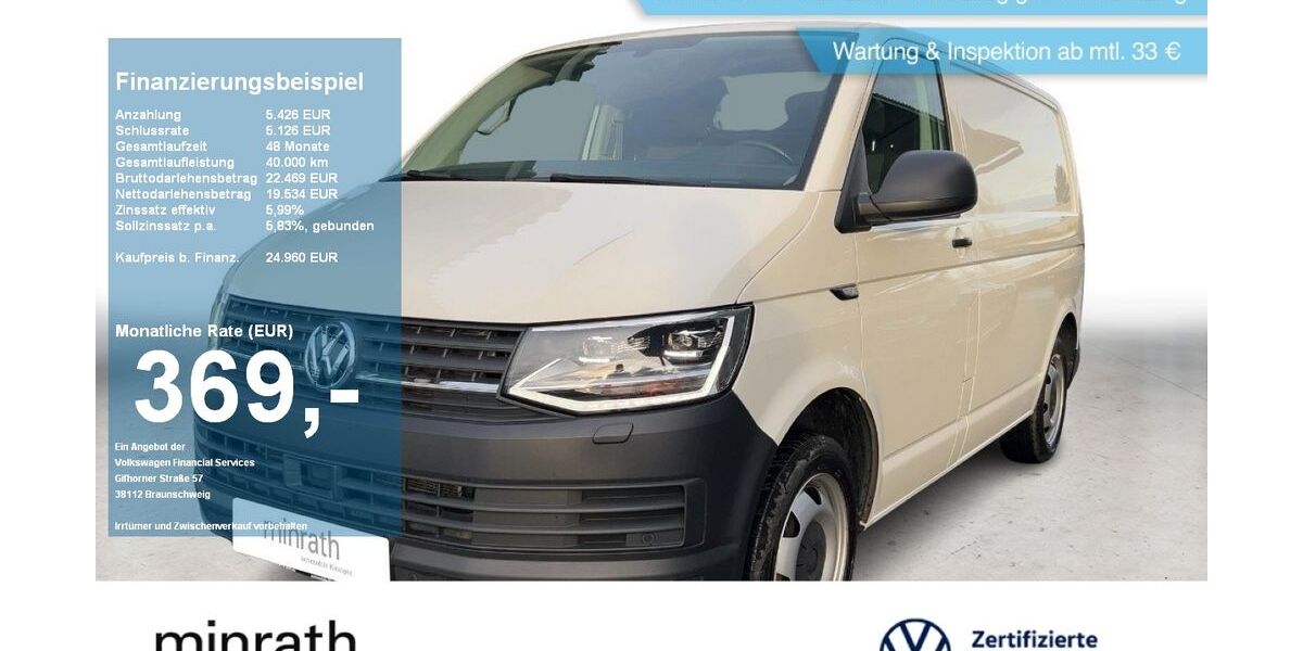VW T6 Transporter 66.401 km 21.630 &euro; Moers 47441