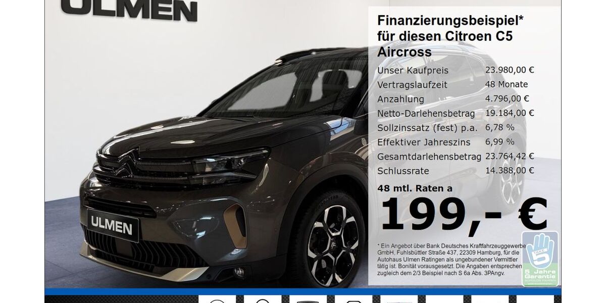 Citroen C5 Aircross 15.622 km 23.980 &euro; Ratingen 40880