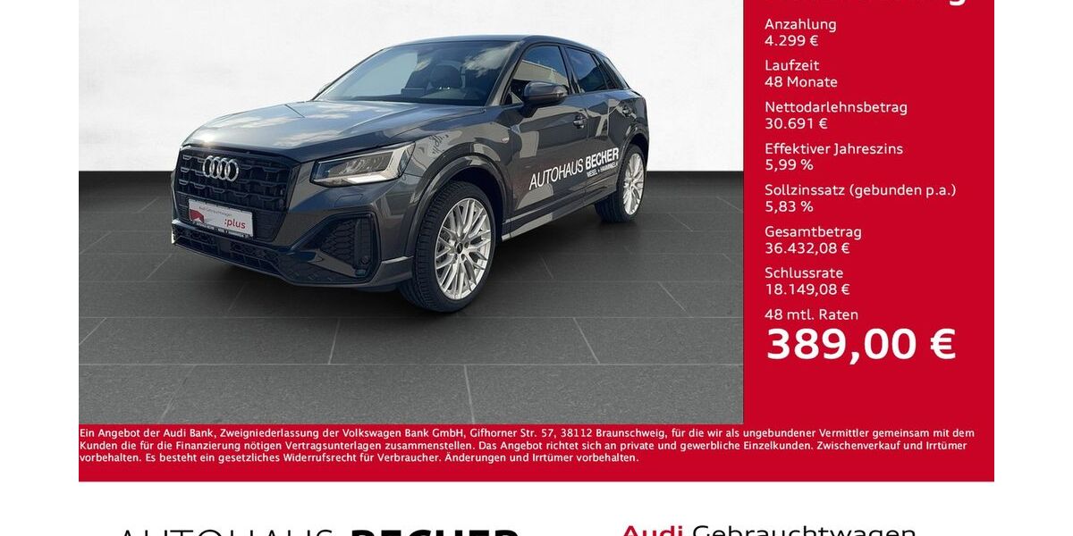 Audi Q2 15.236 km 34.990 &euro; Wesel 46485