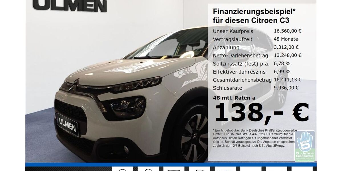 Citroen C3 18.800 km 16.560 &euro; Ratingen 40880