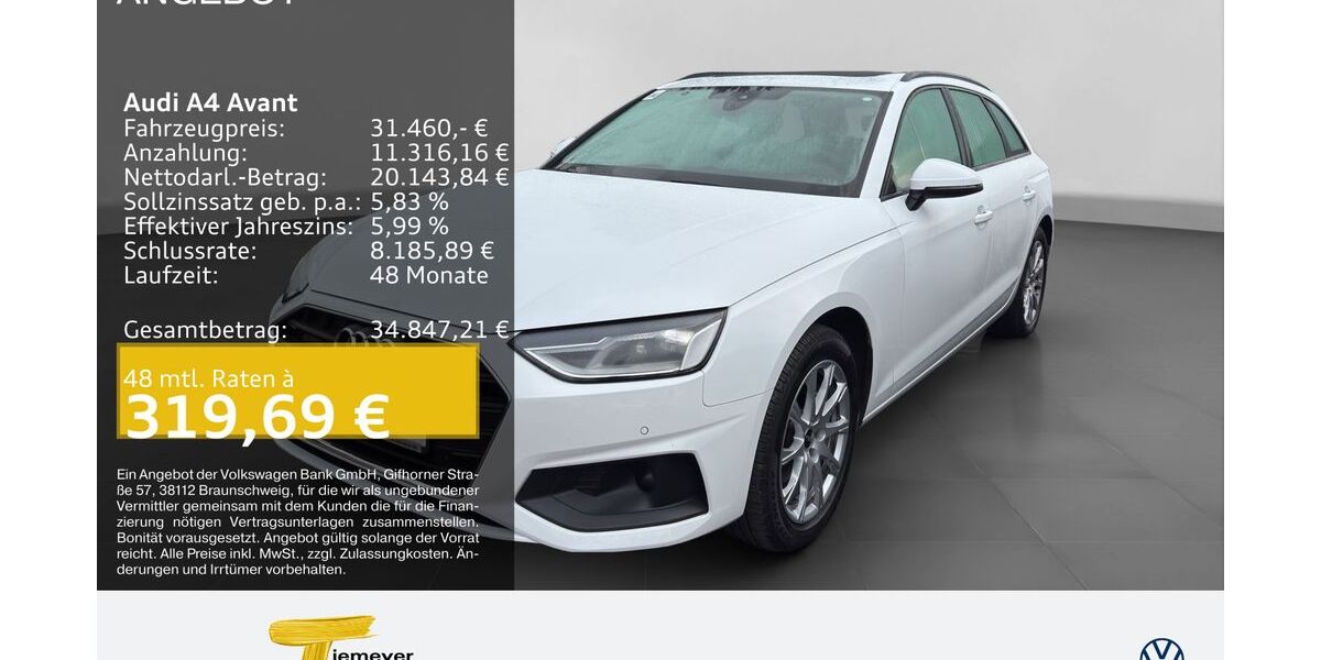 Audi A4 43.000 km 29.980 &euro; Recklinghausen 45663